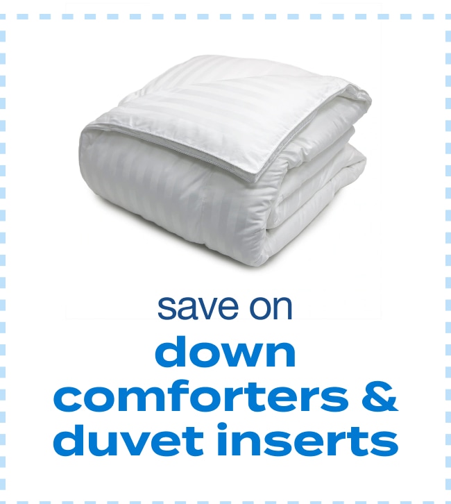 Down Comforters & Duvet Inserts