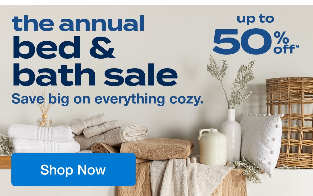 Annual Bed and Bath Sale 