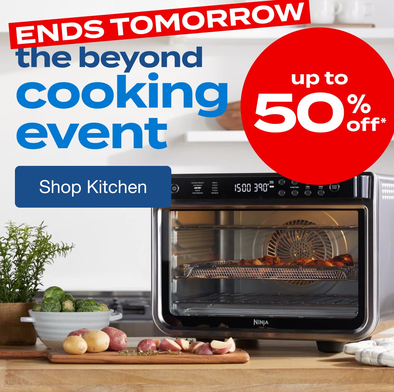 Beyond Cooking Event Ends Tomorrow