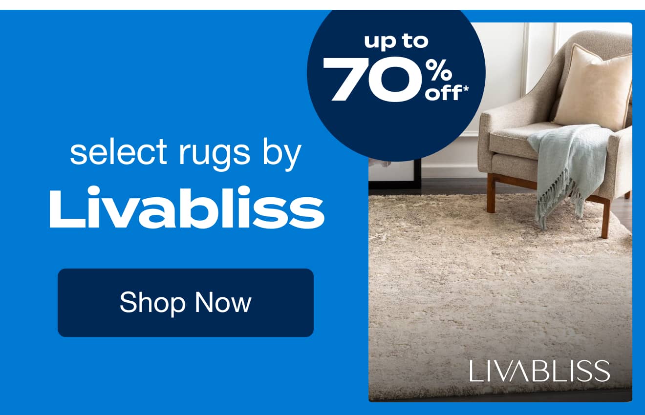 Up to 70% OFF Select Rugs by Livabliss*