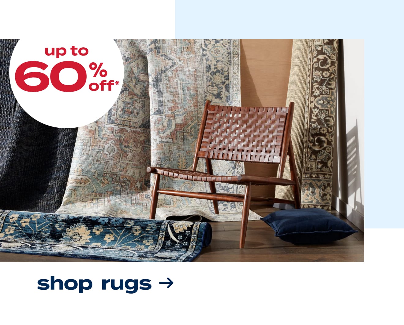 Up to 60% Off Rugs