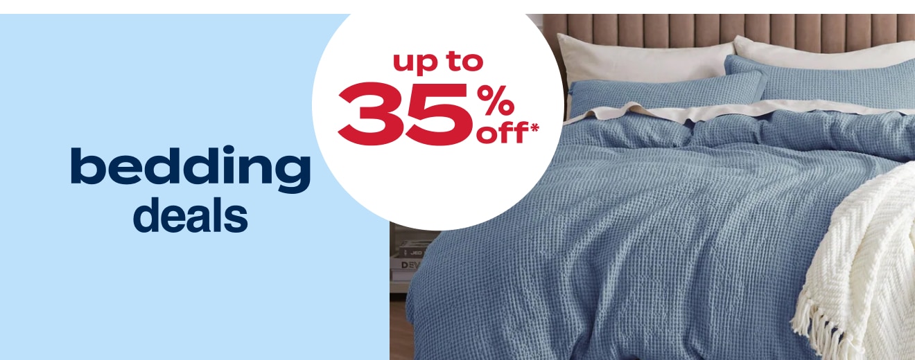 Up to 35% Off Bedding