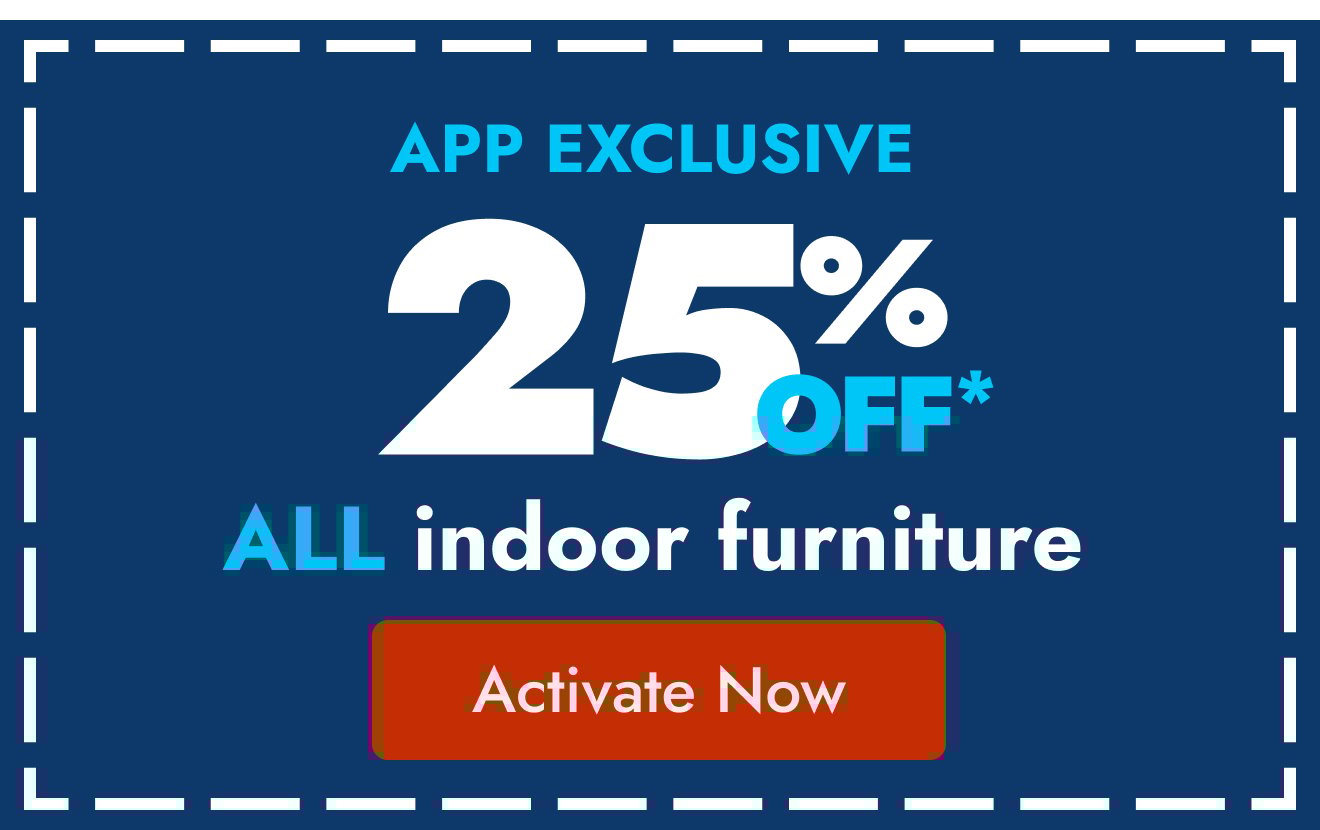 25% off furniture