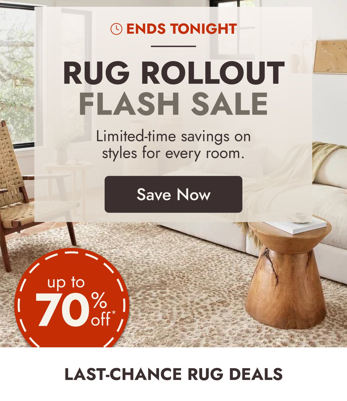 Rug Rollout Ends Tonight