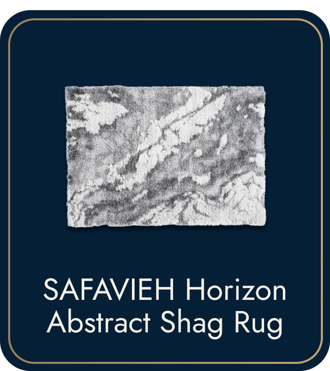 SAFAVIEH Horizon Shag Mukades Abstract Rug