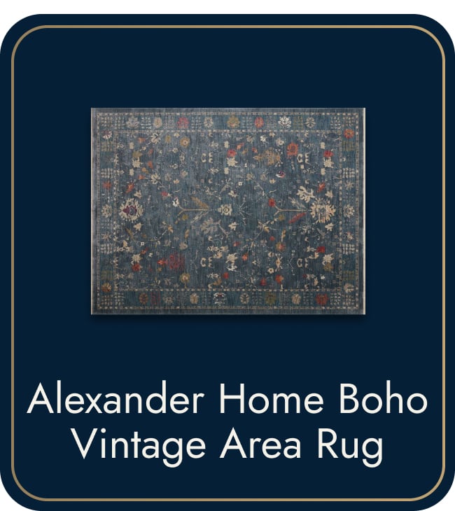 Alexander Home Jewel Boho Distressed Vintage Area Rug