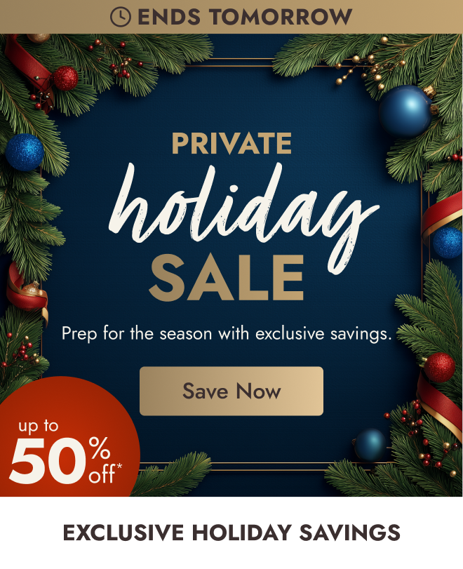 Ends tomorrow: Up to 50% off top picks