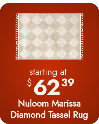 Nuloom Marissa High/Low Diamond Tassel Area Rug