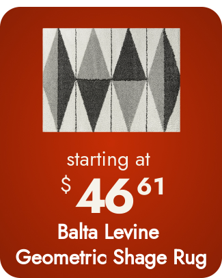 Balta Levine Modern Geometric Shag Area Rug