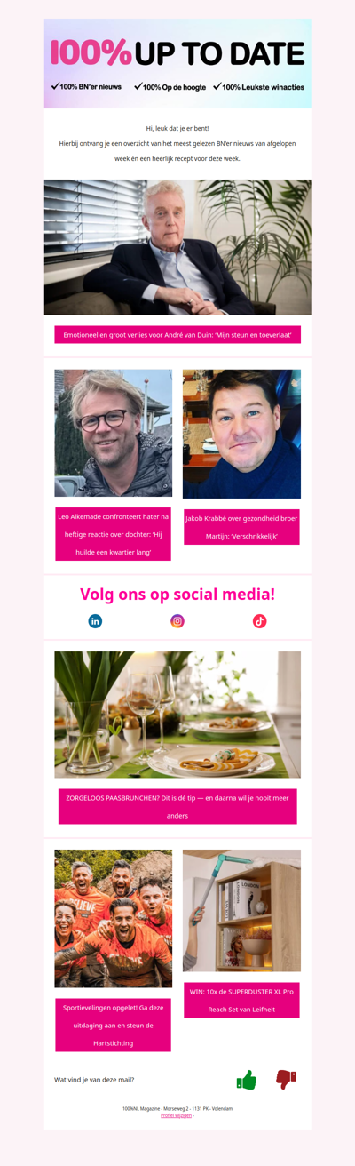 Emotioneel en groot verlies voor André van Duin: ‘Mijn steun en toeverlaat’