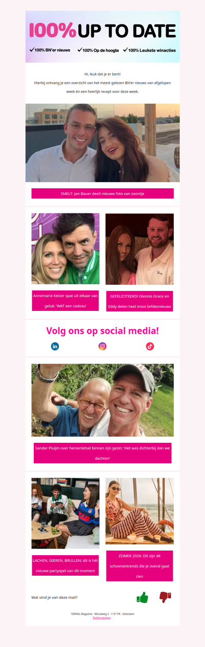 SMELT: Jan Bauer deelt nieuwe foto van zoontje