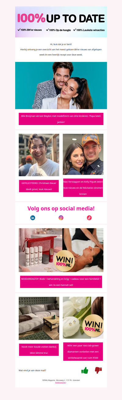 Bibi Breijman verrast Waylon met modelfoto’s van drie kinderen: ‘Papa laten janken’