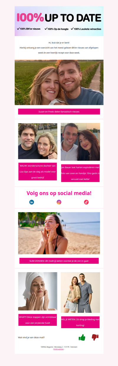 Suzan en Freek delen fantastisch nieuws