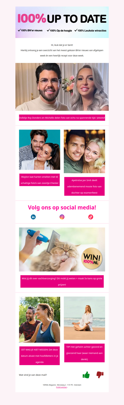 Dolblije Roy Donders en Michelle delen foto van echo na spannende tijd: ‘JAAAAA’