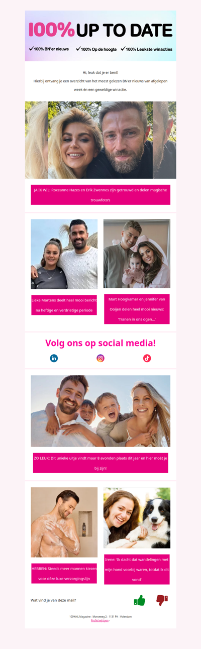 JA IK WIL: Roxeanne Hazes en Erik Zwennes zijn getrouwd en delen magische trouwfoto’s