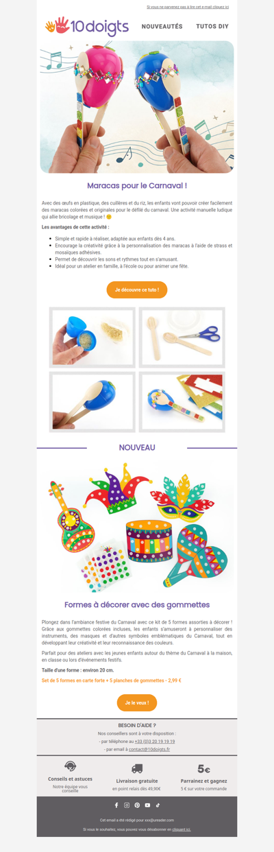 🎵 DIY Carnaval - fabriquez des maracas avec cette astuce simple