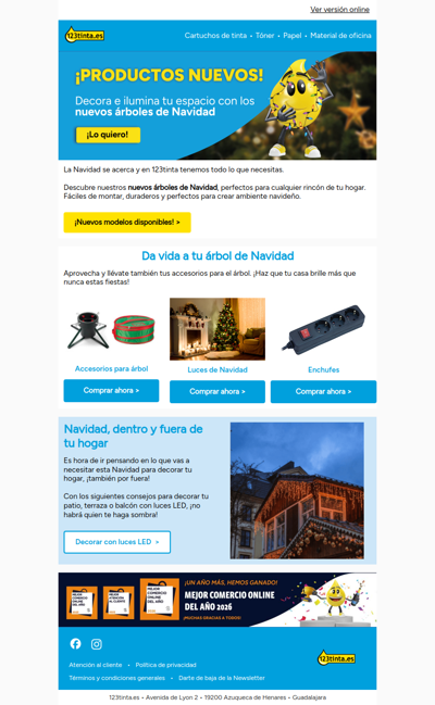 Descubre nuestros nuevos árboles de Navidad