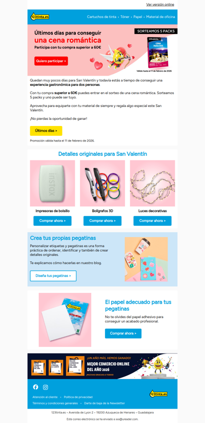 San Valentín ya está aquí