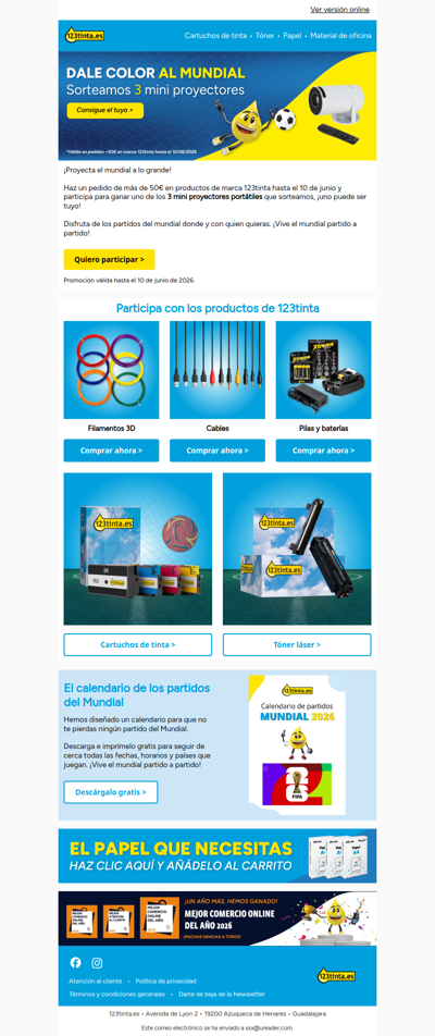 Vemos el Mundial contigo, a lo grande