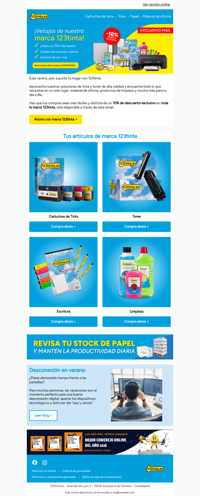 Te lo ponemos fácil con marca 123tinta