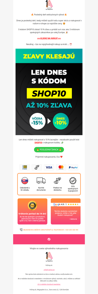 Už len 24 hodín ⏰