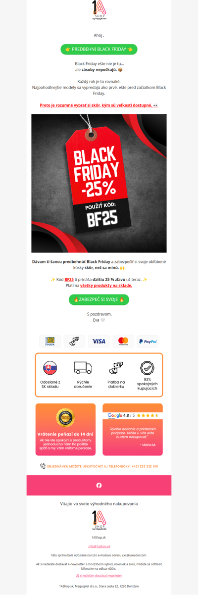 Predbehni Black Friday 🖤