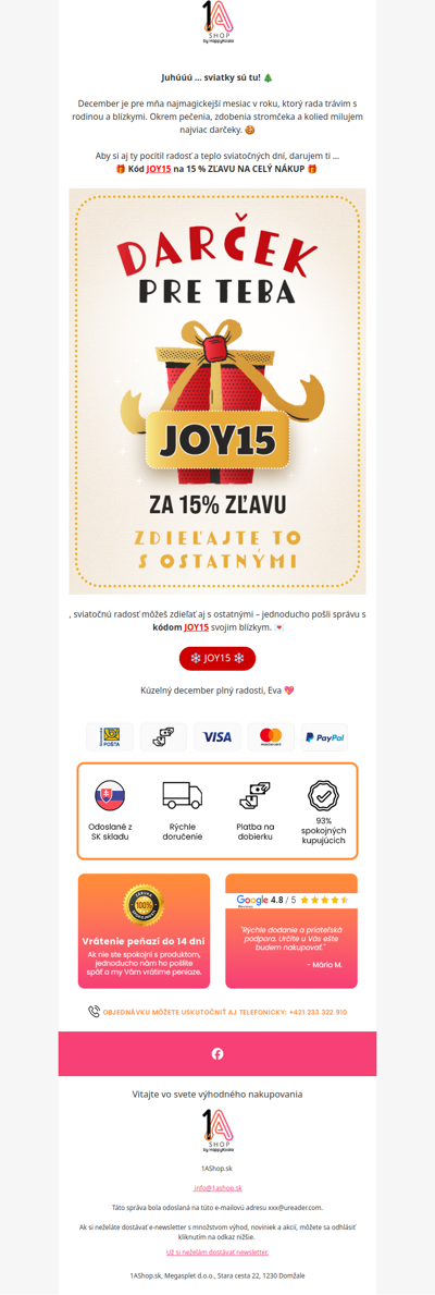 Sviatočná radosť 🎄