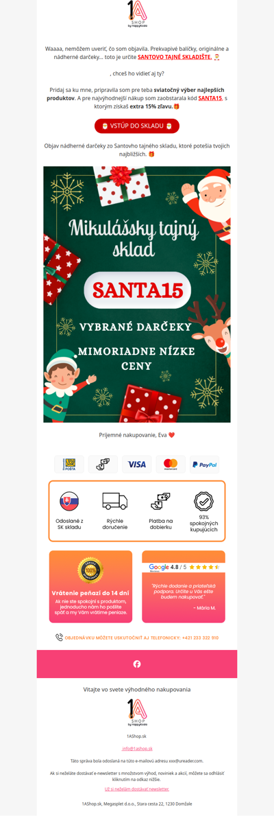 Darčeky na teba čakajú