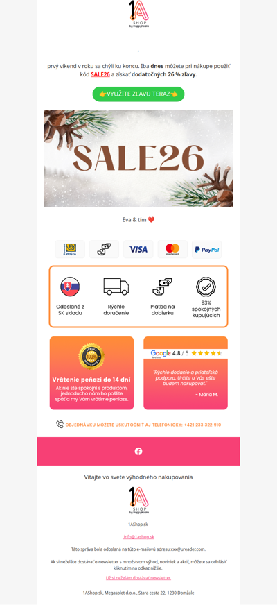 Takto sa začína dobrý rok✨