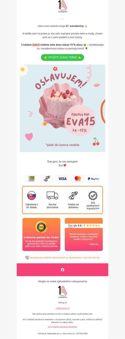 Posledné chvíle na narodeninový darček 🎉