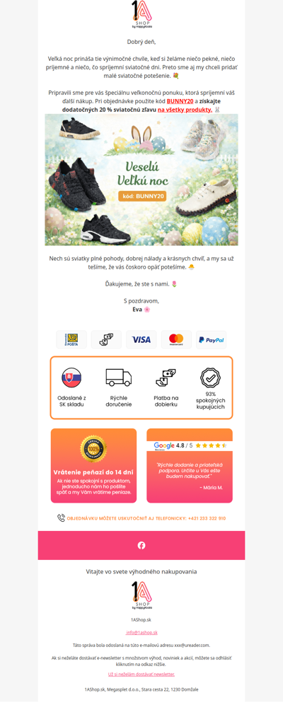 Nech sú veľkonočné sviatky plné krásnych momentov 🐣