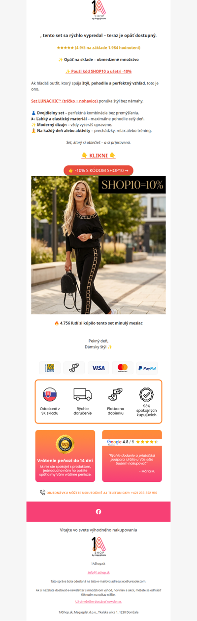 , opäť na sklade + -10% s kódom SHOP10