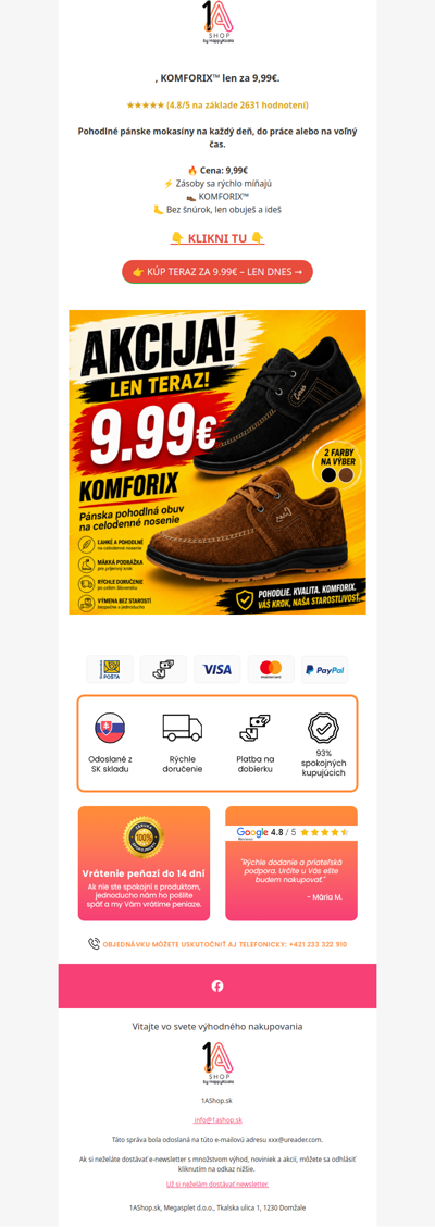 , KOMFORIX™ len za 9,99€