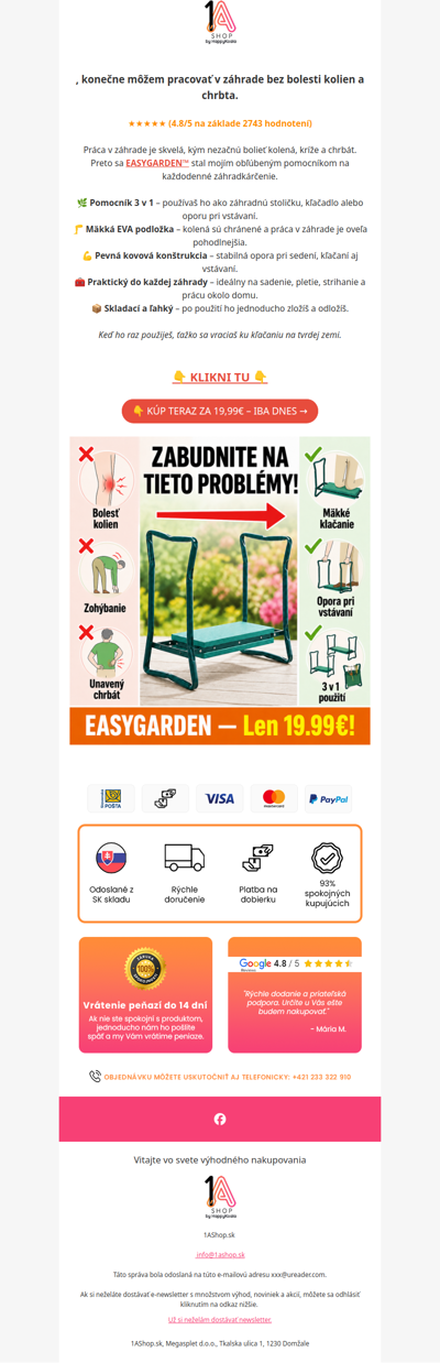 , záhradkárčenie bez boľavých kolien