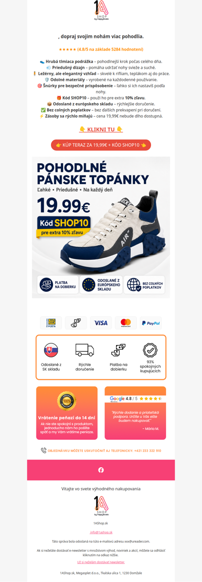 , ELEVIA™ len za 14,99€