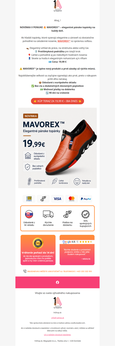 , NOVINKA: MAVOREX™ je konečne tu 👞