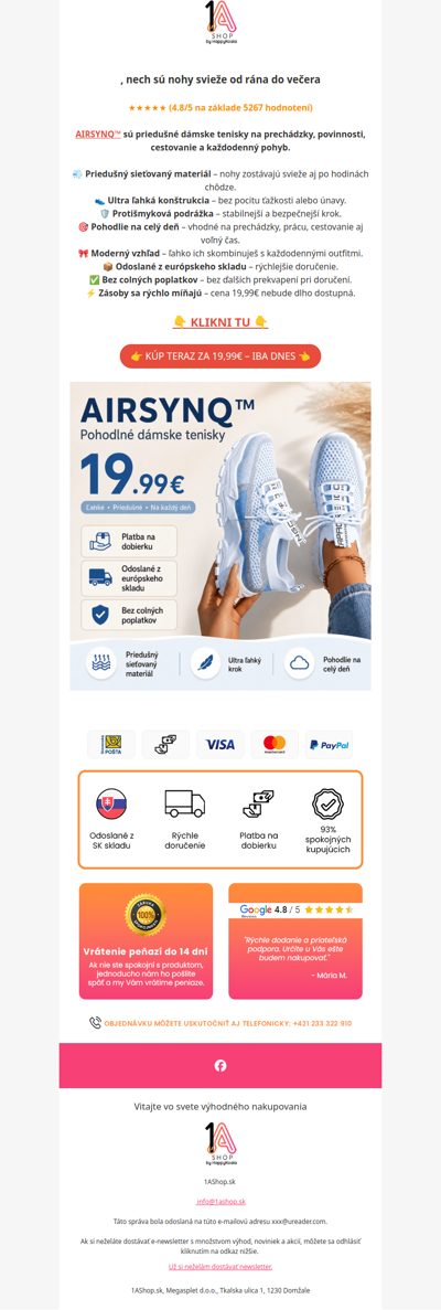 , AIRSYNQ™ len za 19,99€