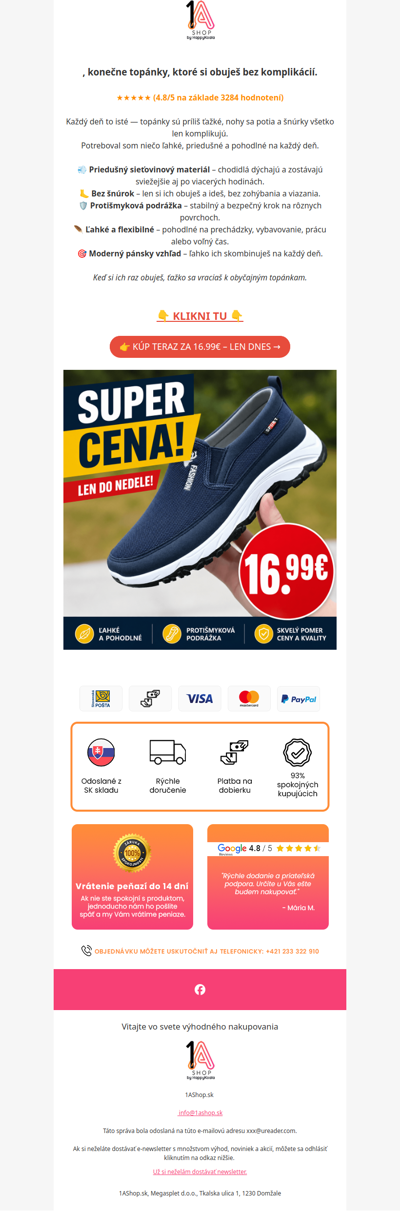 , dnes len za 16,99€!