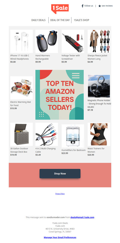 🌒 Before Midnight: The 10 Best Amazon Deals You’ll See Today