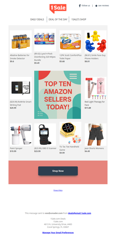 🛒 Amazon 10 Deals on the Everyday Essentials You Use