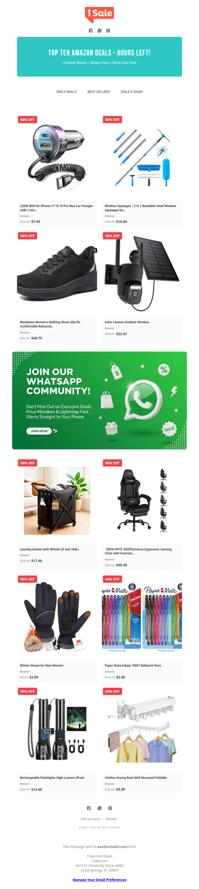 🌙 Midnight’s Coming - Don’t Miss These 10 Amazon Deals