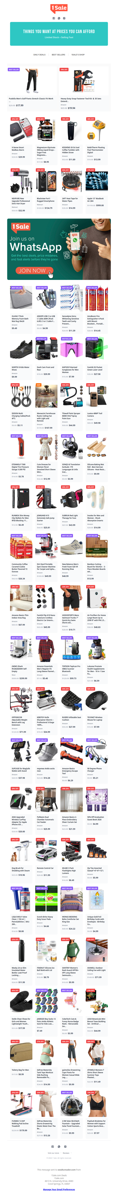 These prices will knock your pants off!