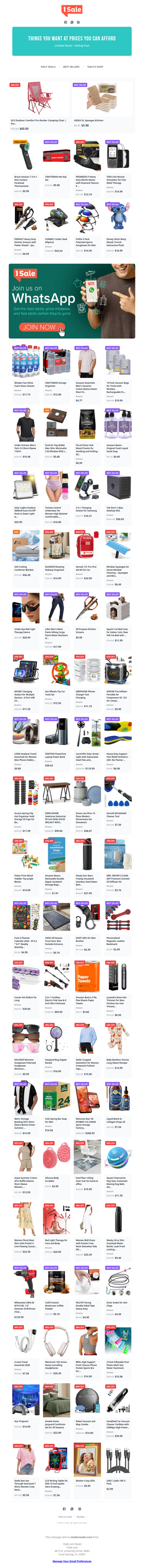 Soak up these savings like a sponge