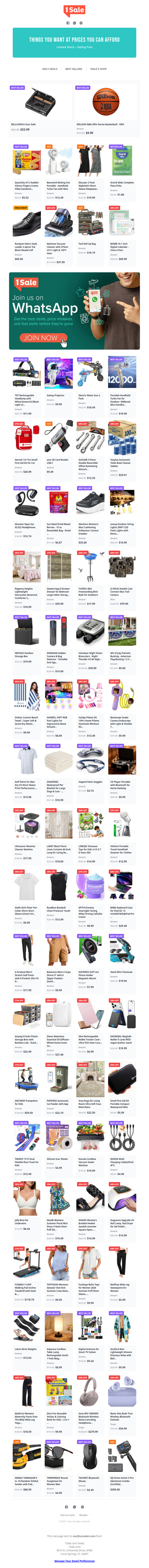 We couldn't even believe some of these prices!