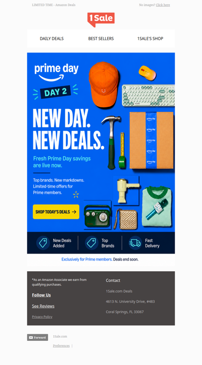 Amazon's Prime Day 2: New Deals Just Dropped⚡