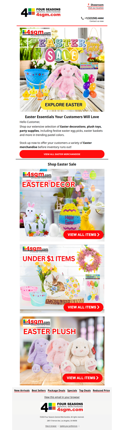 Easter Is 2 Months Away—Top Easter Picks for Your Store!