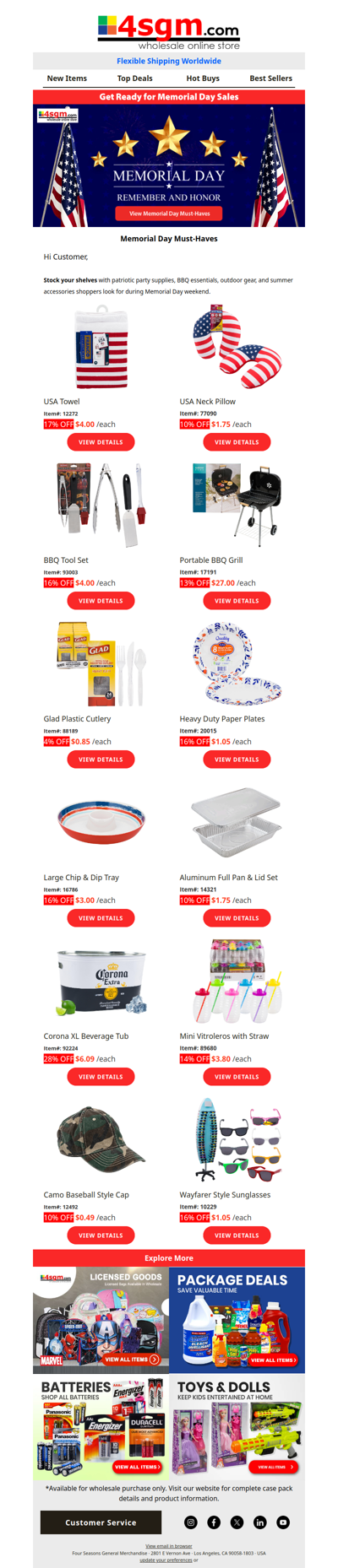 🇺🇸 Memorial Day Must-Haves for Retail