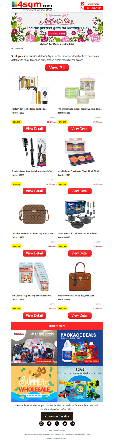 Mother’s Day Must-Haves for Retail