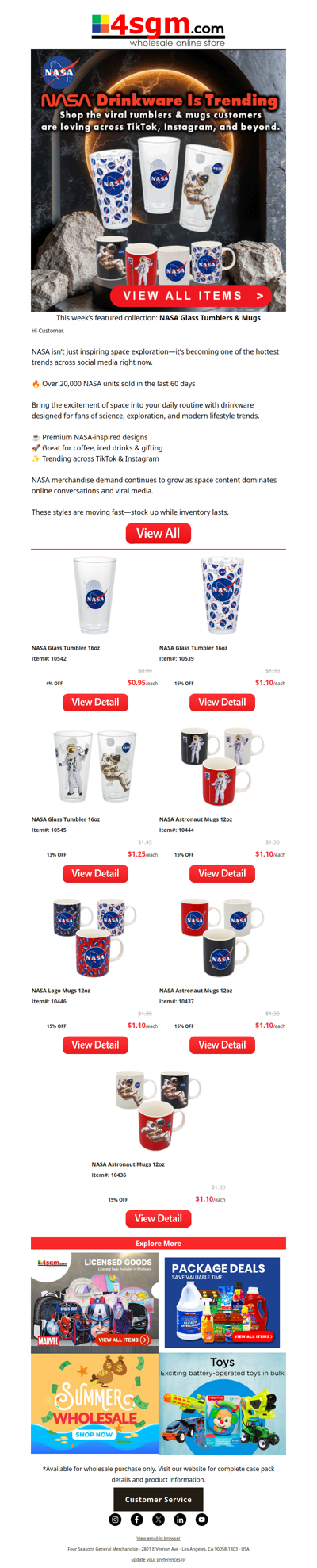 NASA Tumblers & Mugs Are Trending Fast