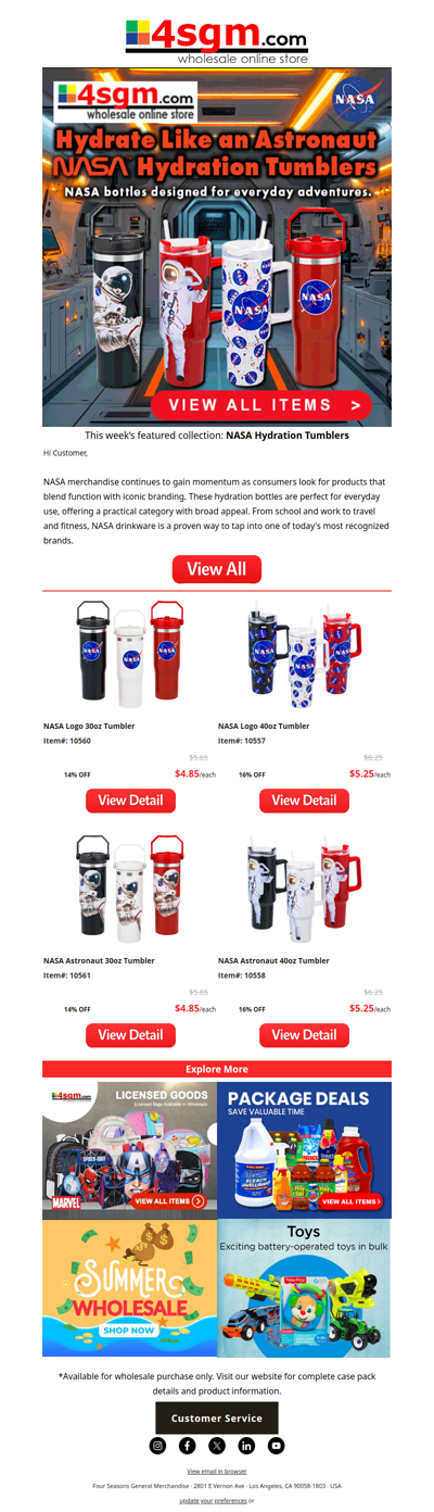 Stay Mission Ready with NASA Bottles